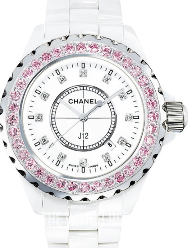 Chanel J12 White Dial on White Ceramic Bracelet Ref. H2010