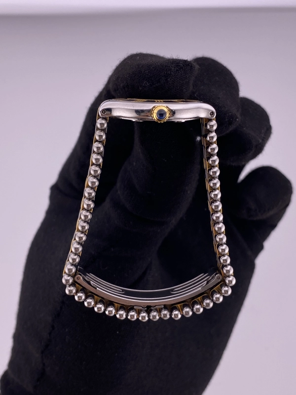 Cartier 21 Must de Cartier White Dial on 2 Tone Bracelet Ref. 125000P view 6