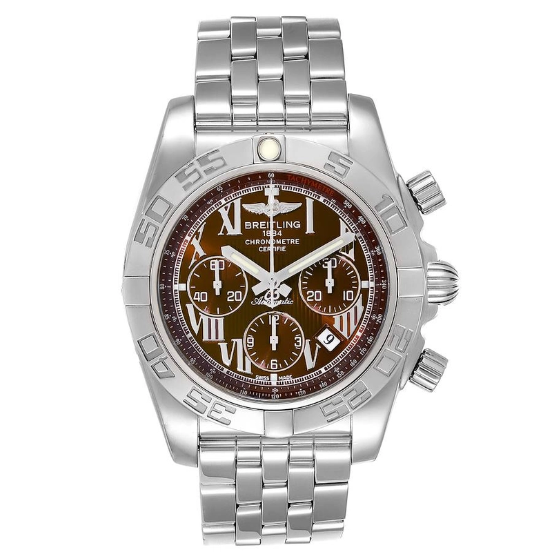 Breitling Chronomat 01 Bronze Bronze Dial on Stainless Steel Bracelet Ref. AB0110