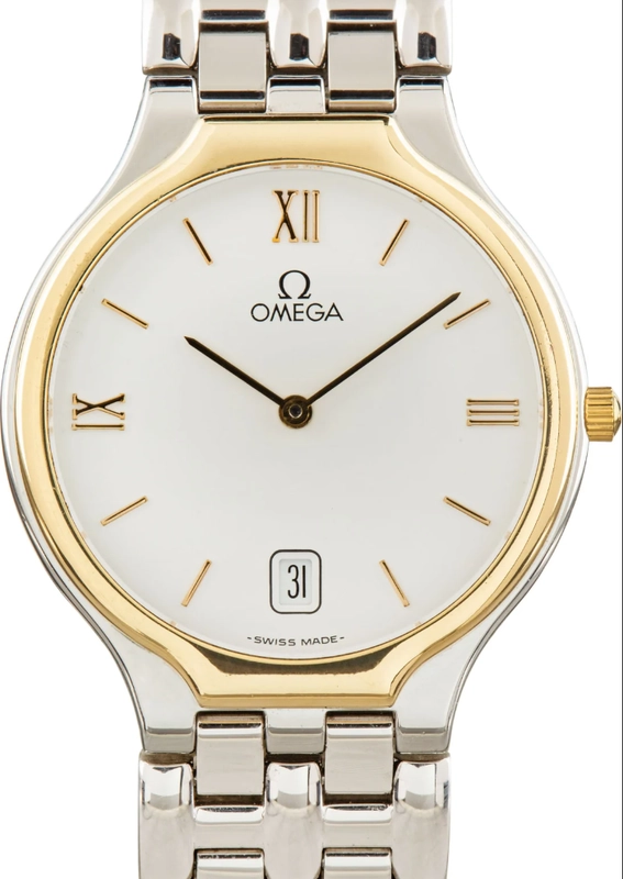 Omega De Ville White Dial on Stainless Steel Bracelet Ref. 396.1016