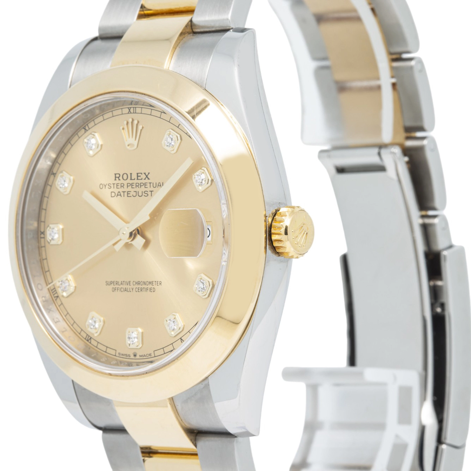 Rolex Datejust 126303 Oyster Stainless Steel Yellow Gold Index Automatic 41mm — image 5